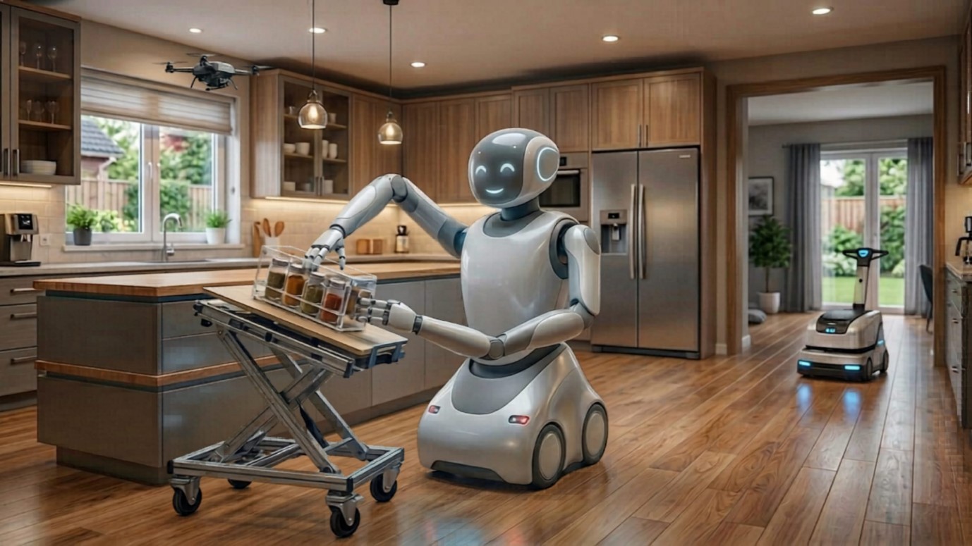 The integration of physical AI in household robotics for autonomous task management